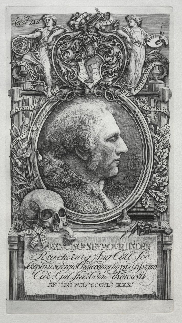 Hadeniana - Portræt af Sir Francis Seymour Haden af Charles William Sherborn