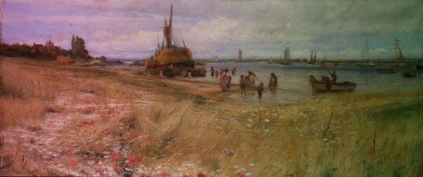 Kystscene af Charles William Wyllie