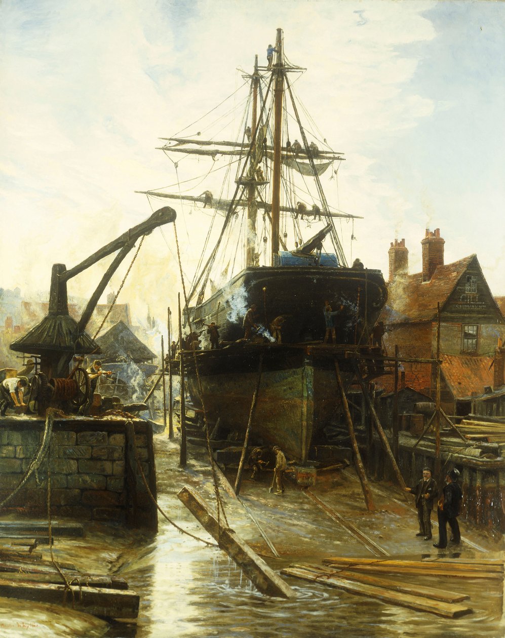 Hjem fra Brasilien af Charles William Wyllie