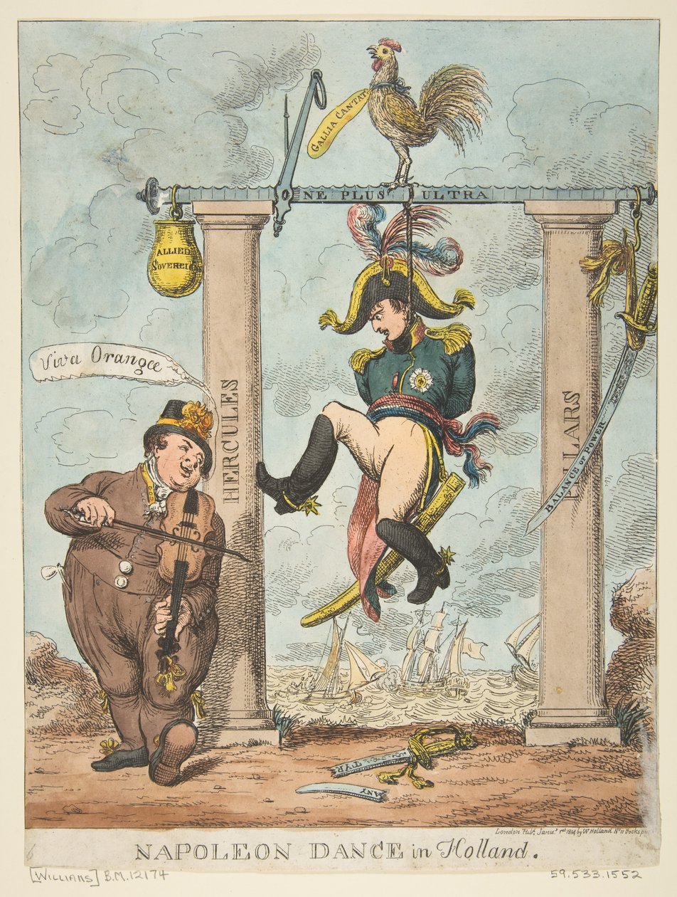 Napoleons dans i Holland, 1. januar 1814 af Charles Williams
