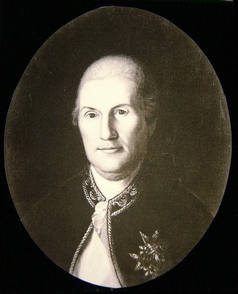 Comte de Rochambeau (litho) af Charles Willson (after) Peale