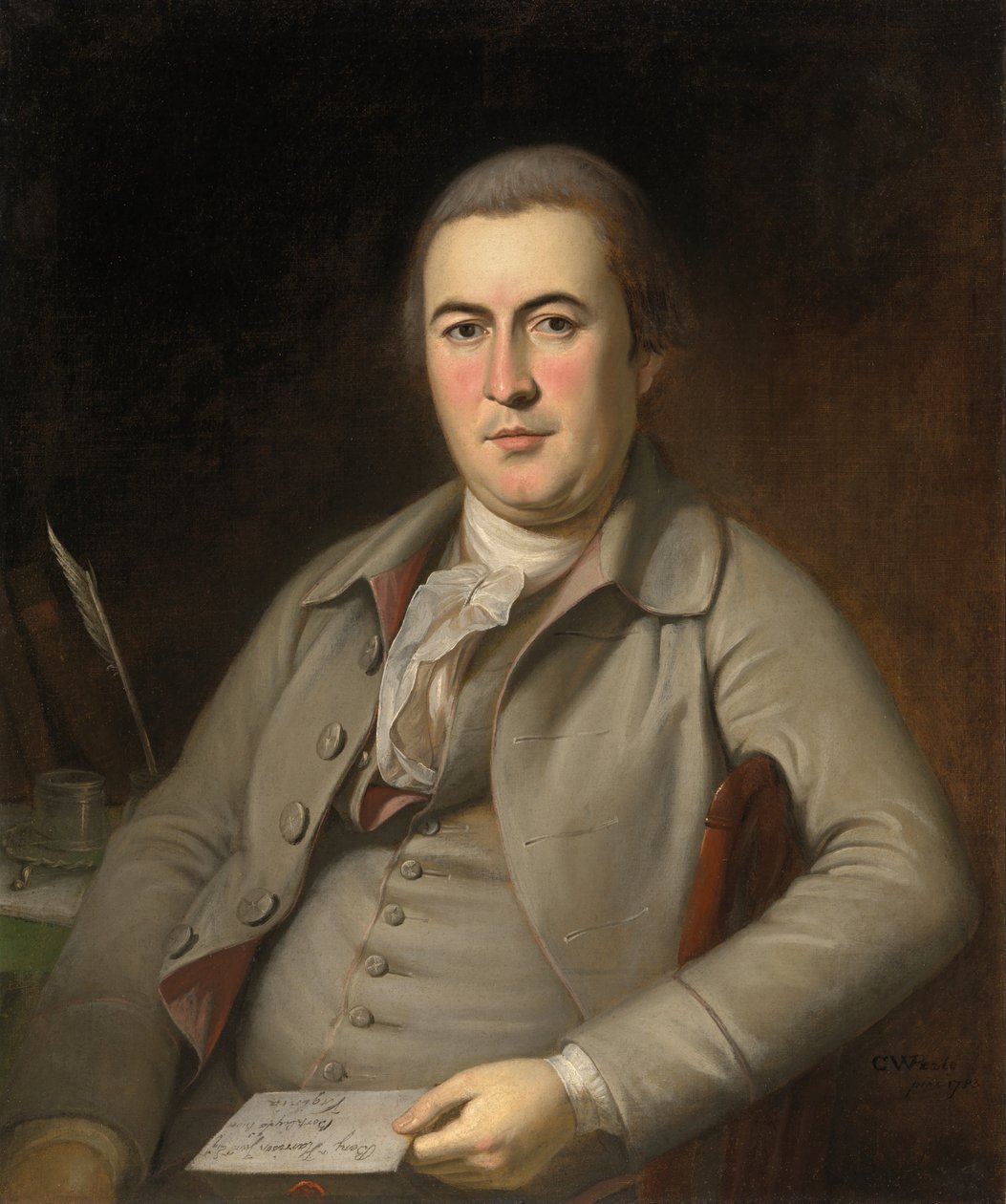 Benjamin Harrison, Jr. af Charles Willson Peale