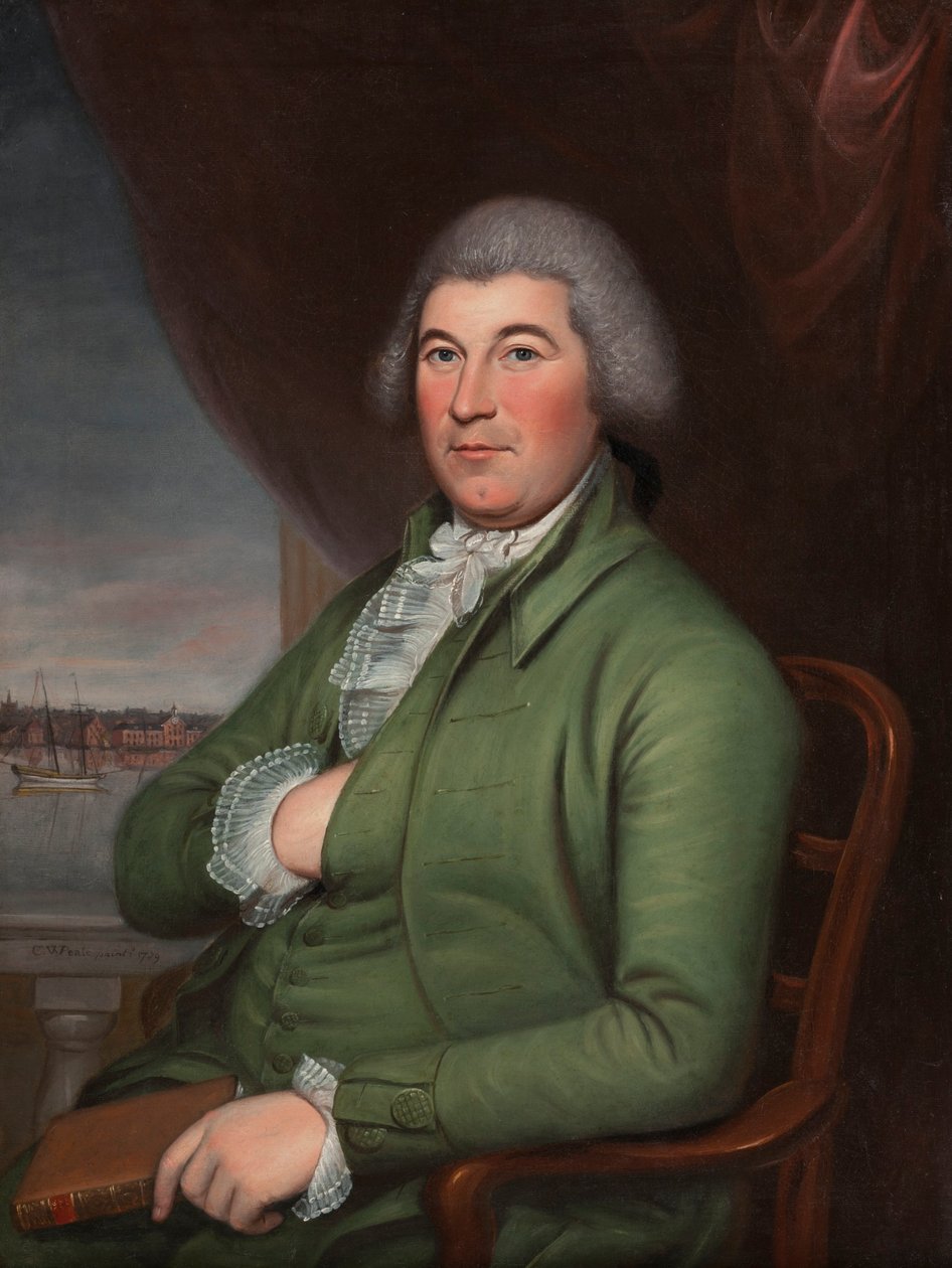 Christopher Hughes af Charles Willson Peale