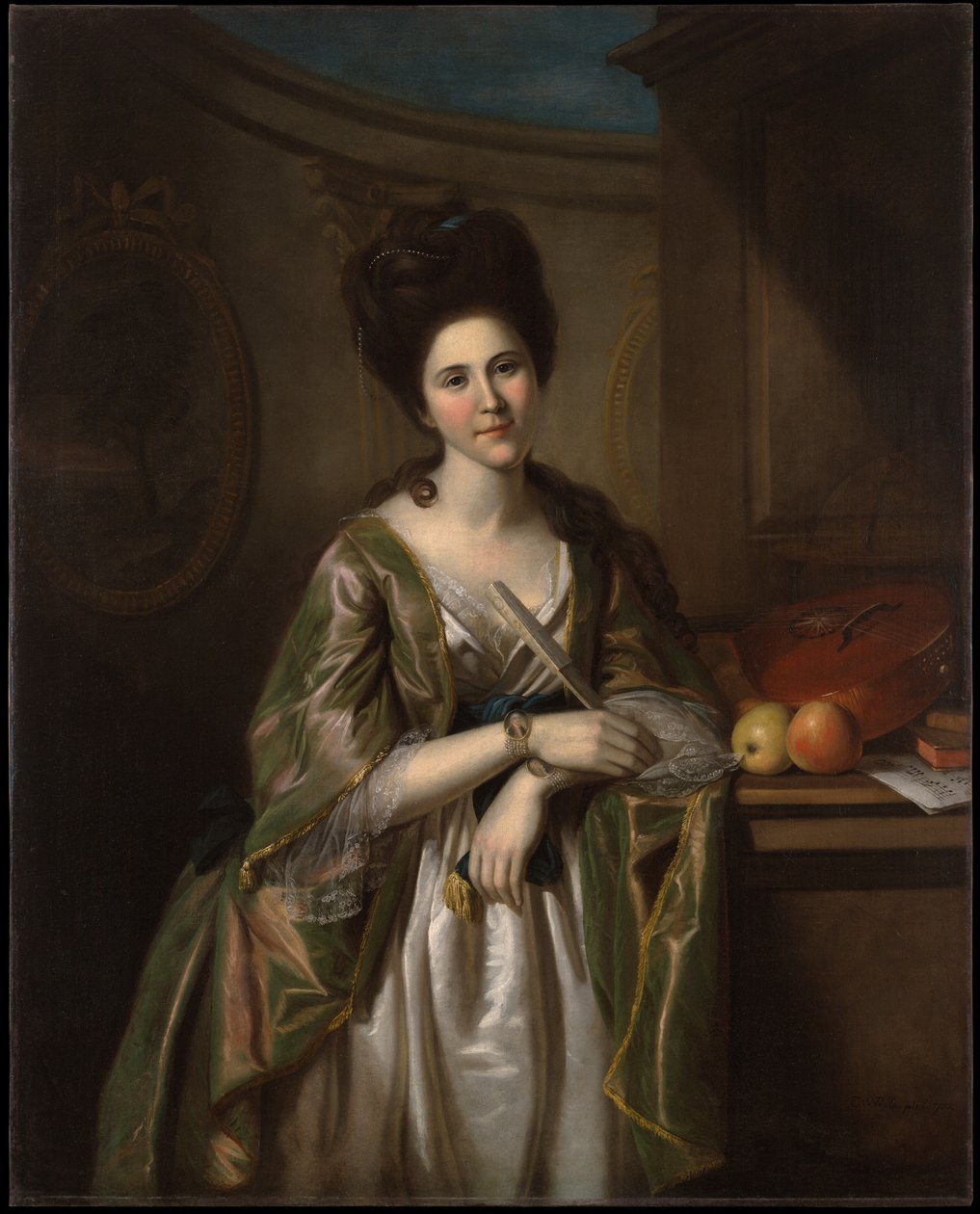 Deborah McClenachan Stewart (1763-1823) af Charles Willson Peale