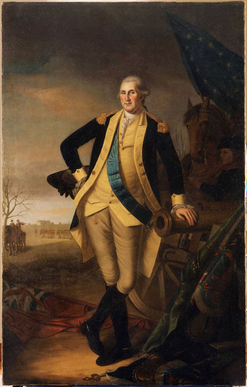 George Washington efter slaget ved Princeton af Charles Willson Peale
