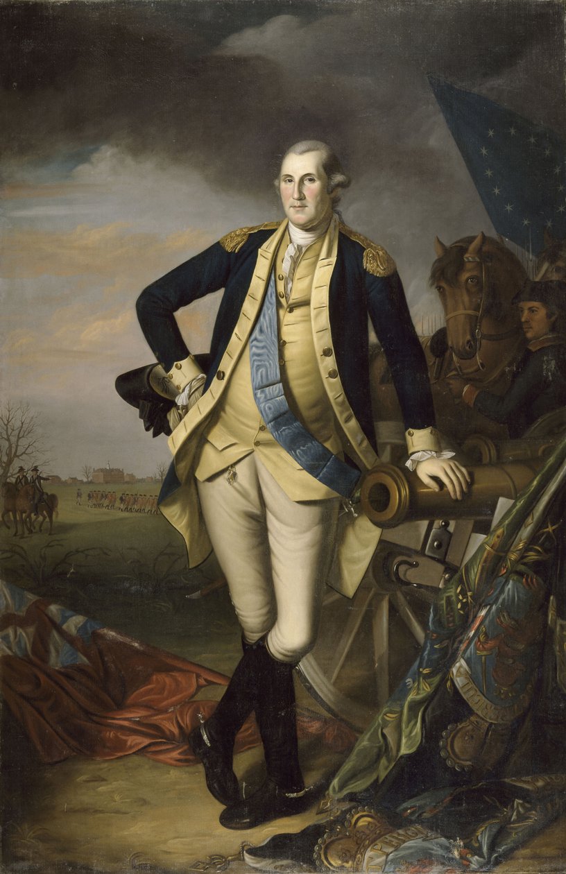 George Washington efter slaget ved Princeton den 3. januar 1777 af Charles Willson Peale