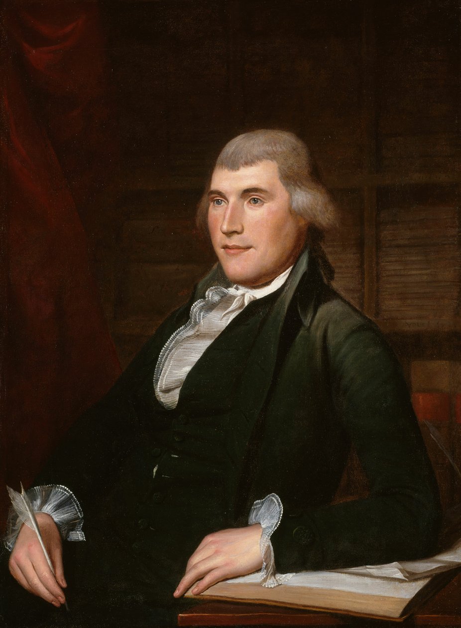 John Nicholson, 1790. af Charles Willson Peale