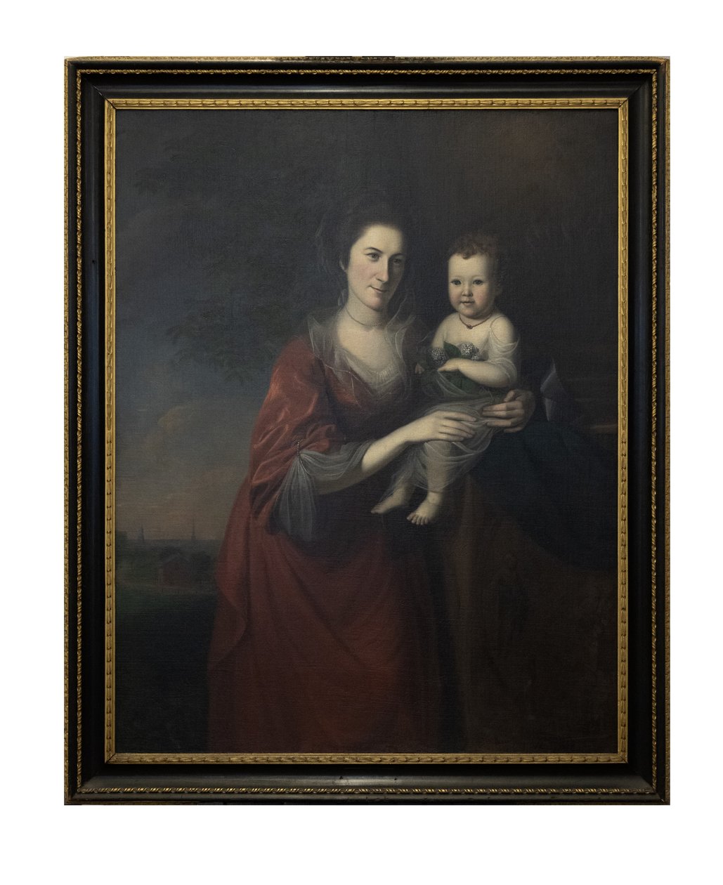 Fru Mary Norris Dickinson og hendes datter af Charles Willson Peale