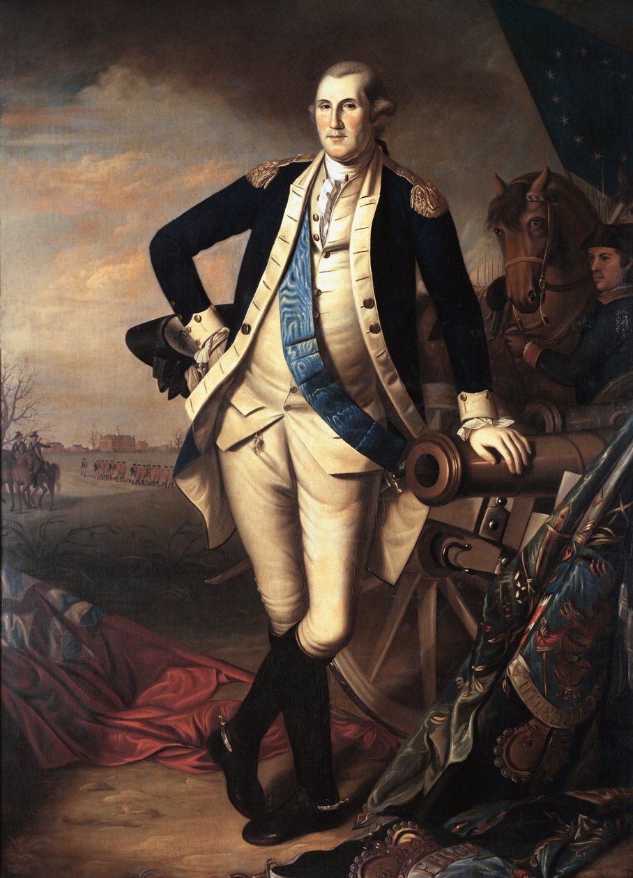 Portræt af George Washington efter slaget ved Princeton, 3. januar af Charles Willson Peale