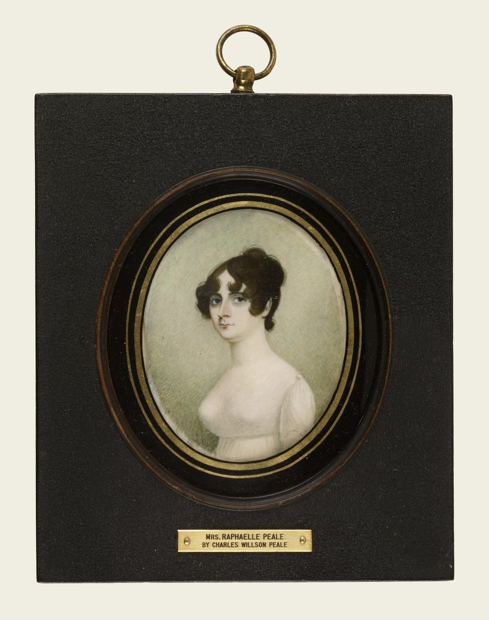 Portræt af fru Raphaelle Peale (Margaret McGlathery Peale) () af Charles Willson Peale