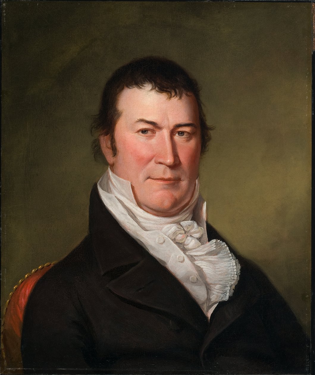 Portræt af William Harris Crawford 1818 (olie på lærred) af Charles Willson Peale
