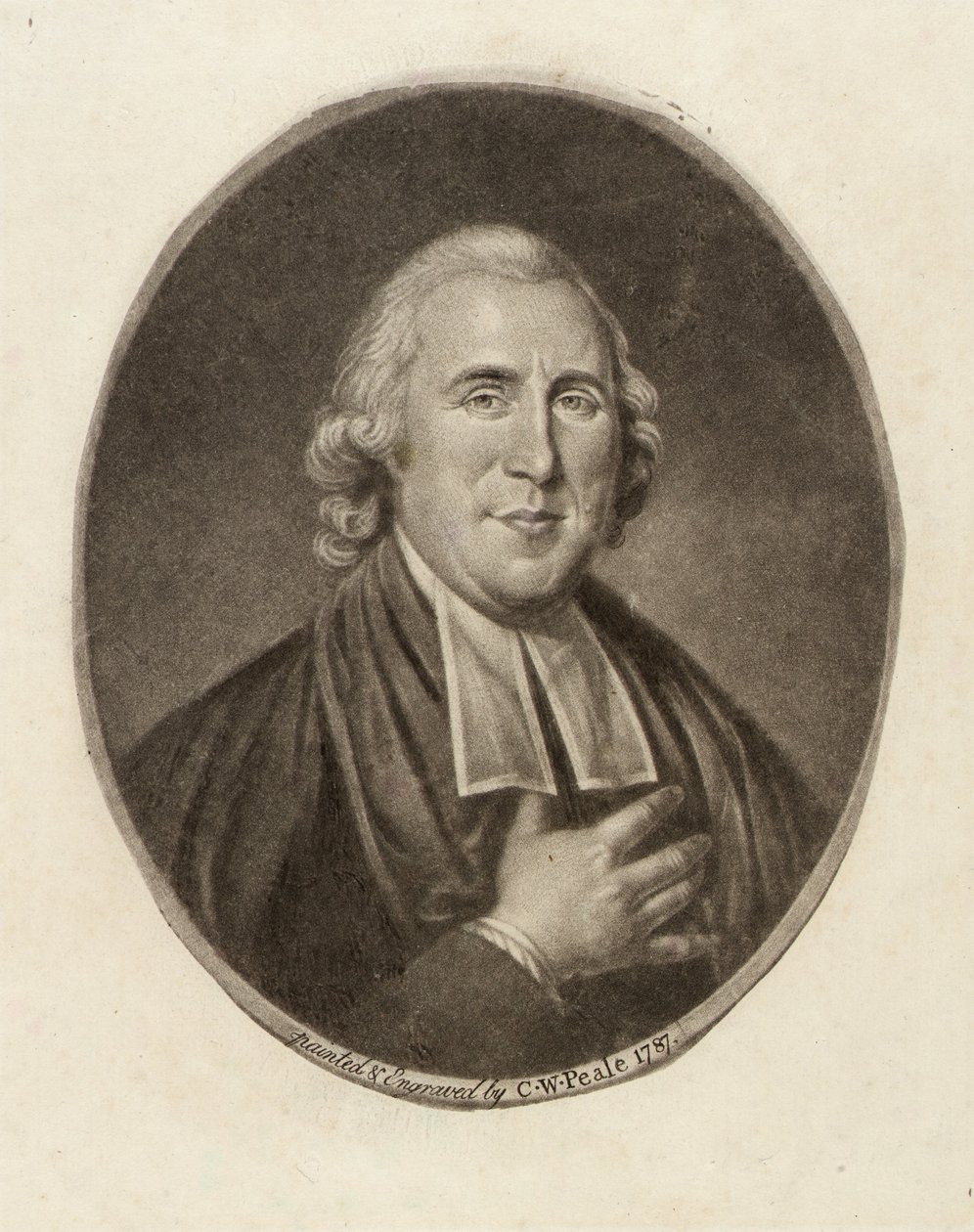Pastor Joseph Pilmore af Charles Willson Peale