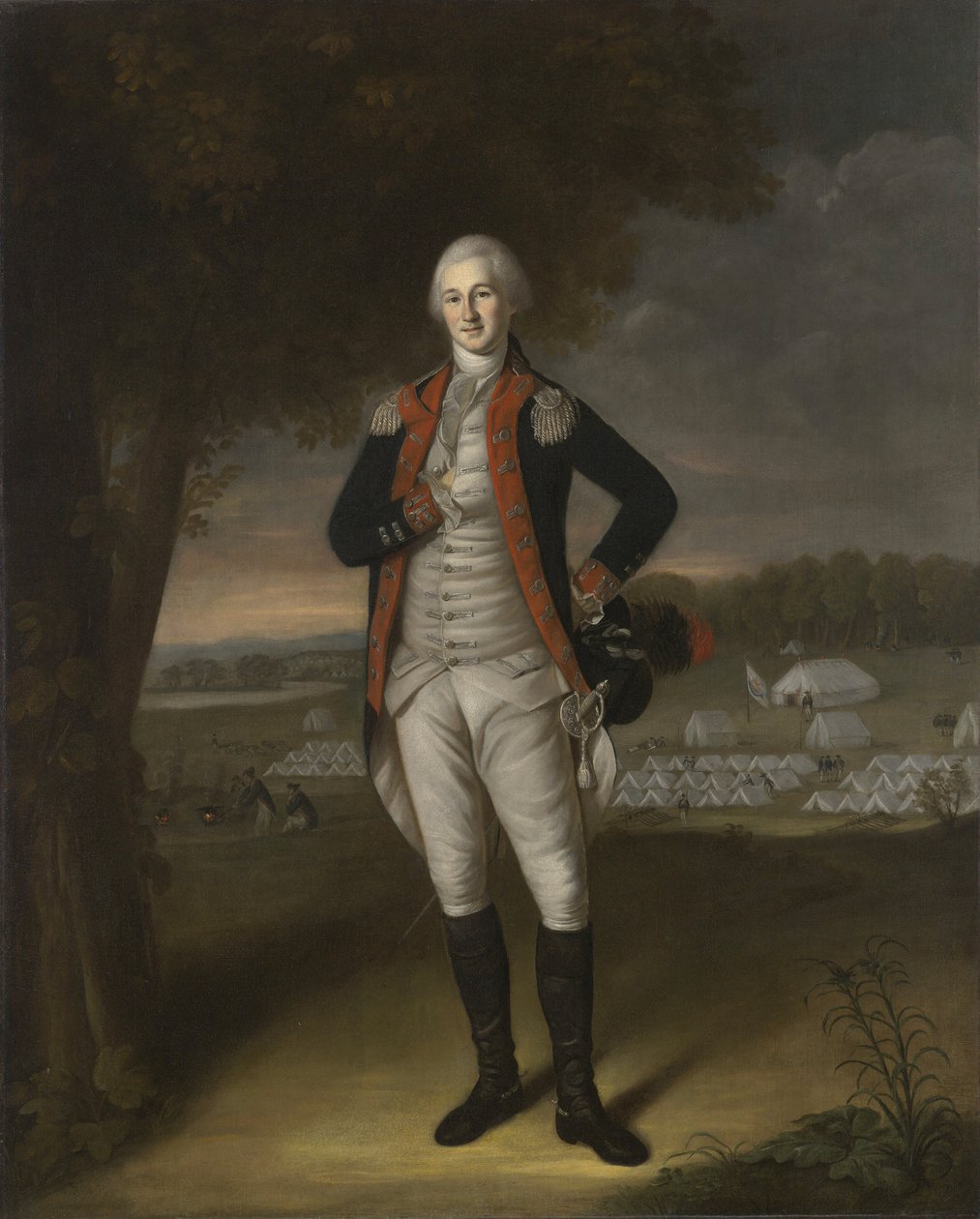 Walter Stewart, 1781 af Charles Willson Peale