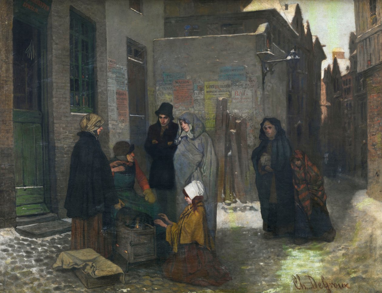 Kafferisteren af Charles de (1825 70) Groux