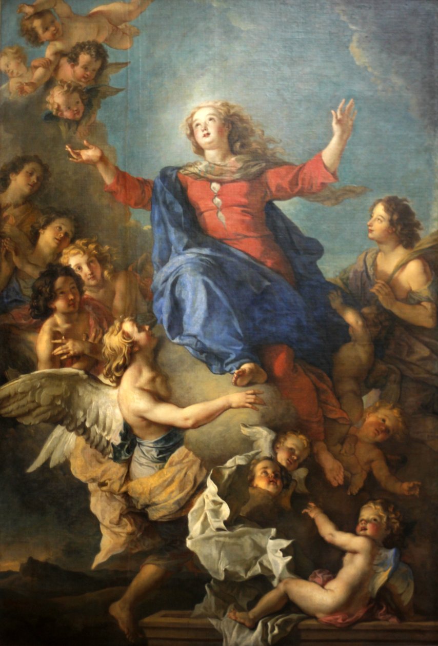 Marias antagelse af Charles de la Fosse