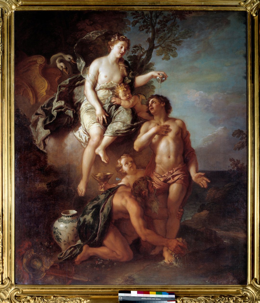 Enees guddommeliggørelse. Maleri af Charles De Lafosse (1636-1716) af Charles de Lafosse