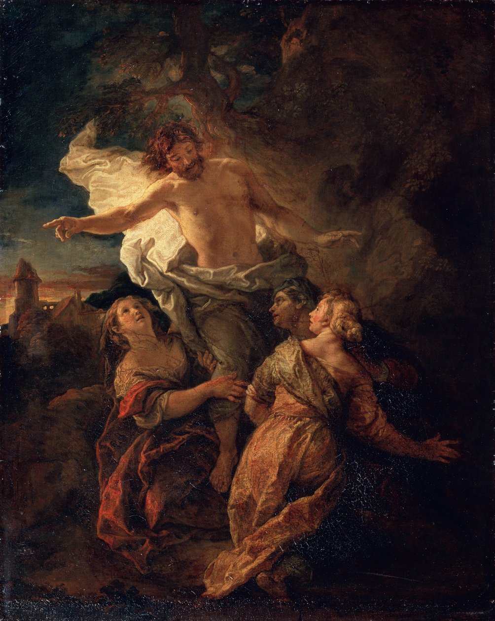Kristus og de hellige kvinder, begyndelsen af 1680
