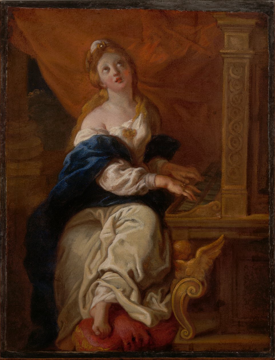 Sankt Cecilia af Charles de la Fosse