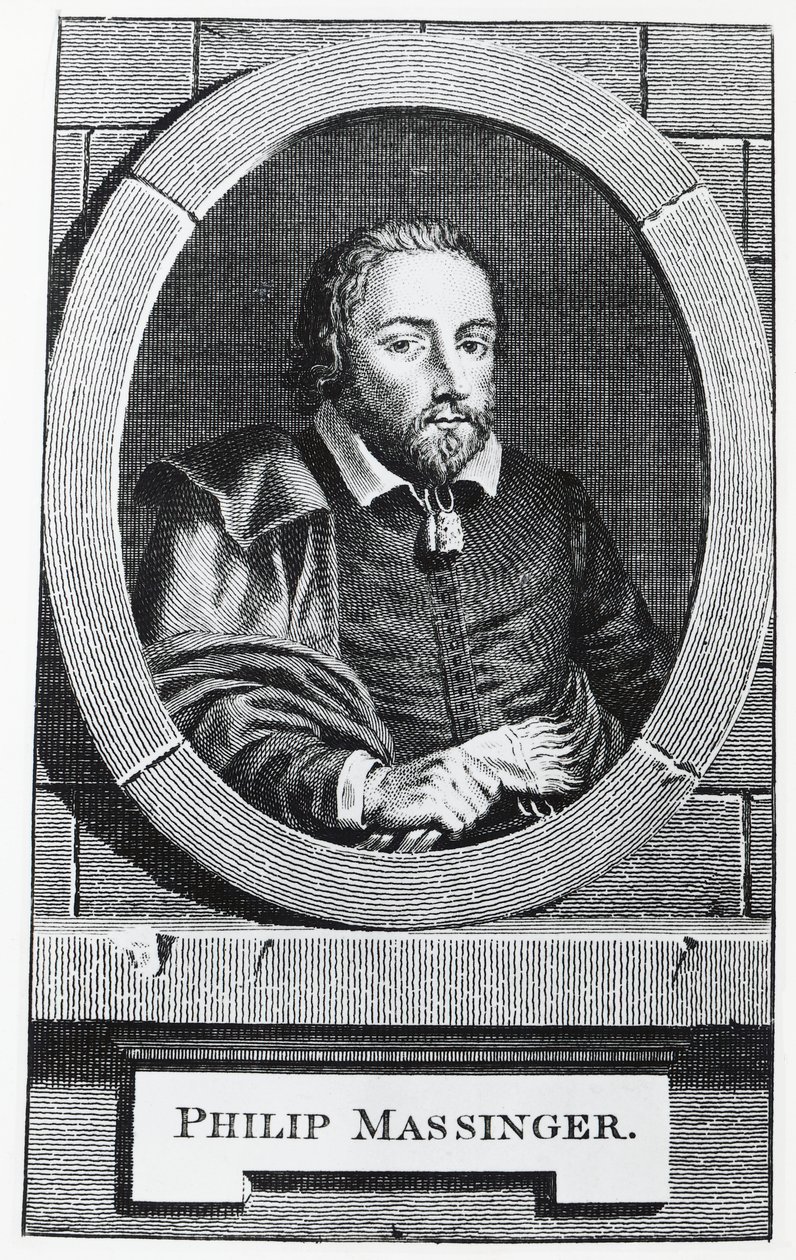Portræt af Philip Massinger (Salisbury af Charles the Elder Grignion
