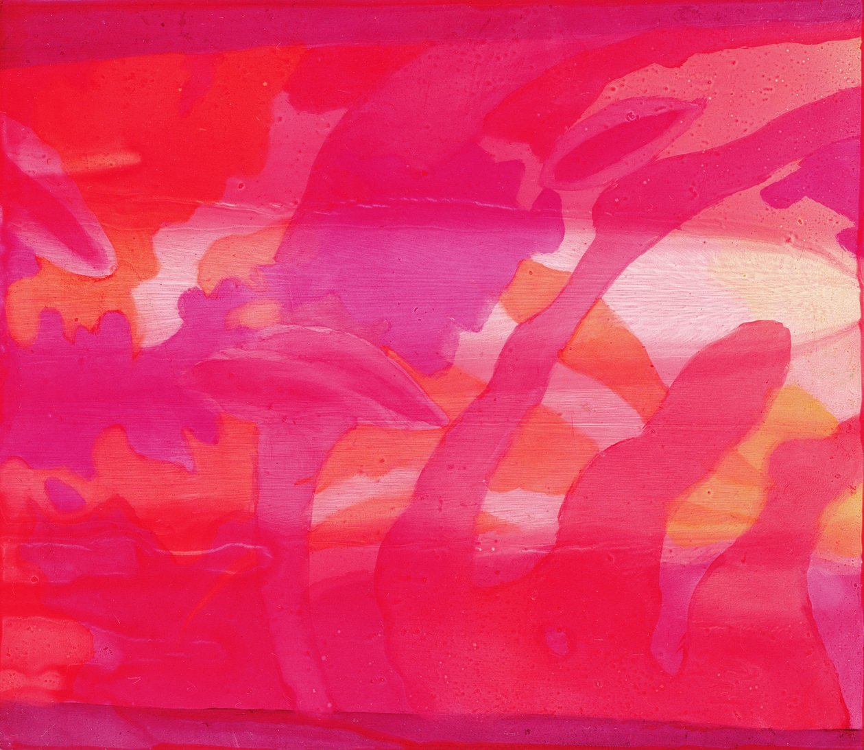 Mascarene, 2000 (olie på gesso) af Charlotte Johnstone