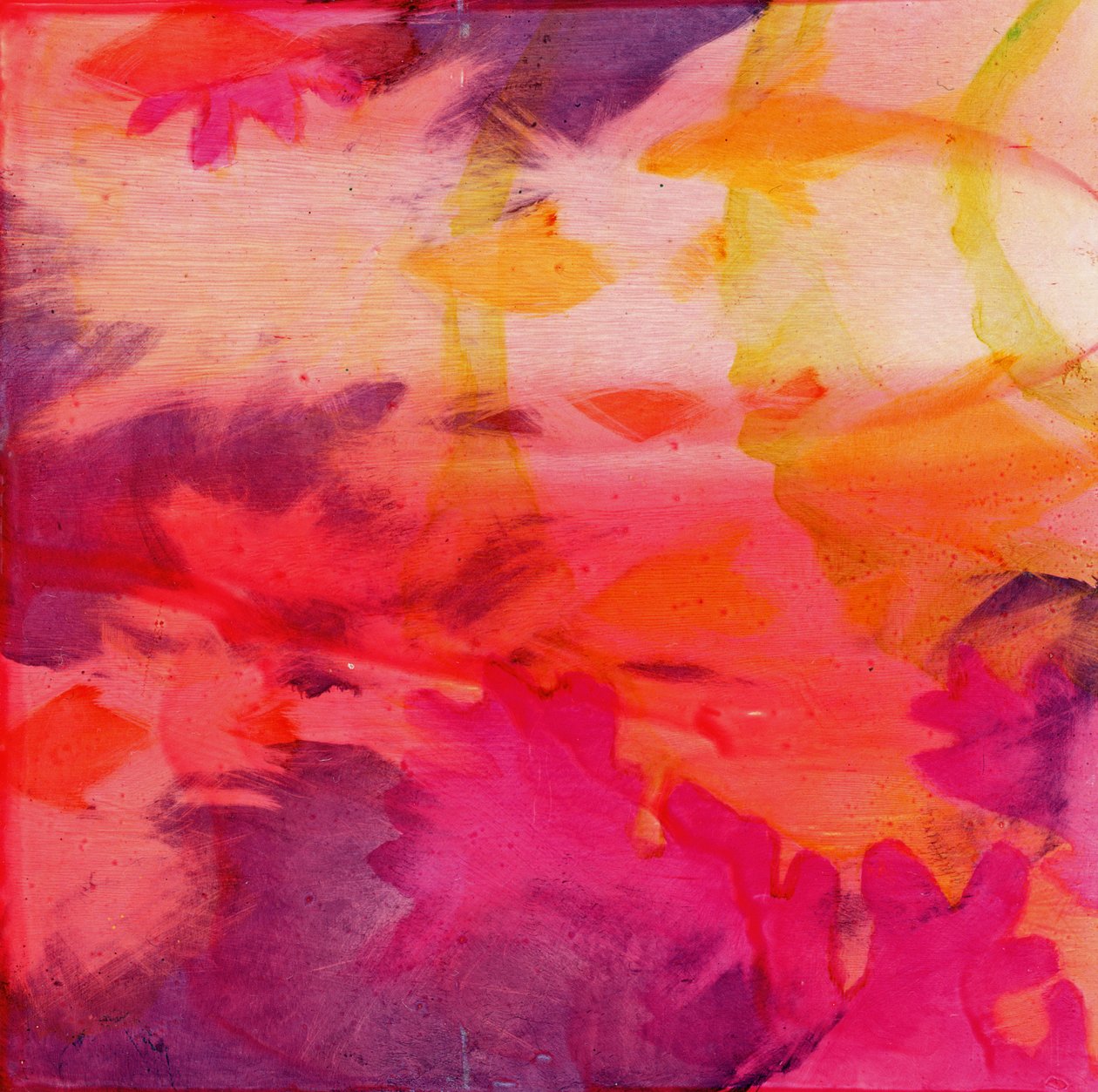 Vacos Fish, 2000 (olie på gesso) af Charlotte Johnstone