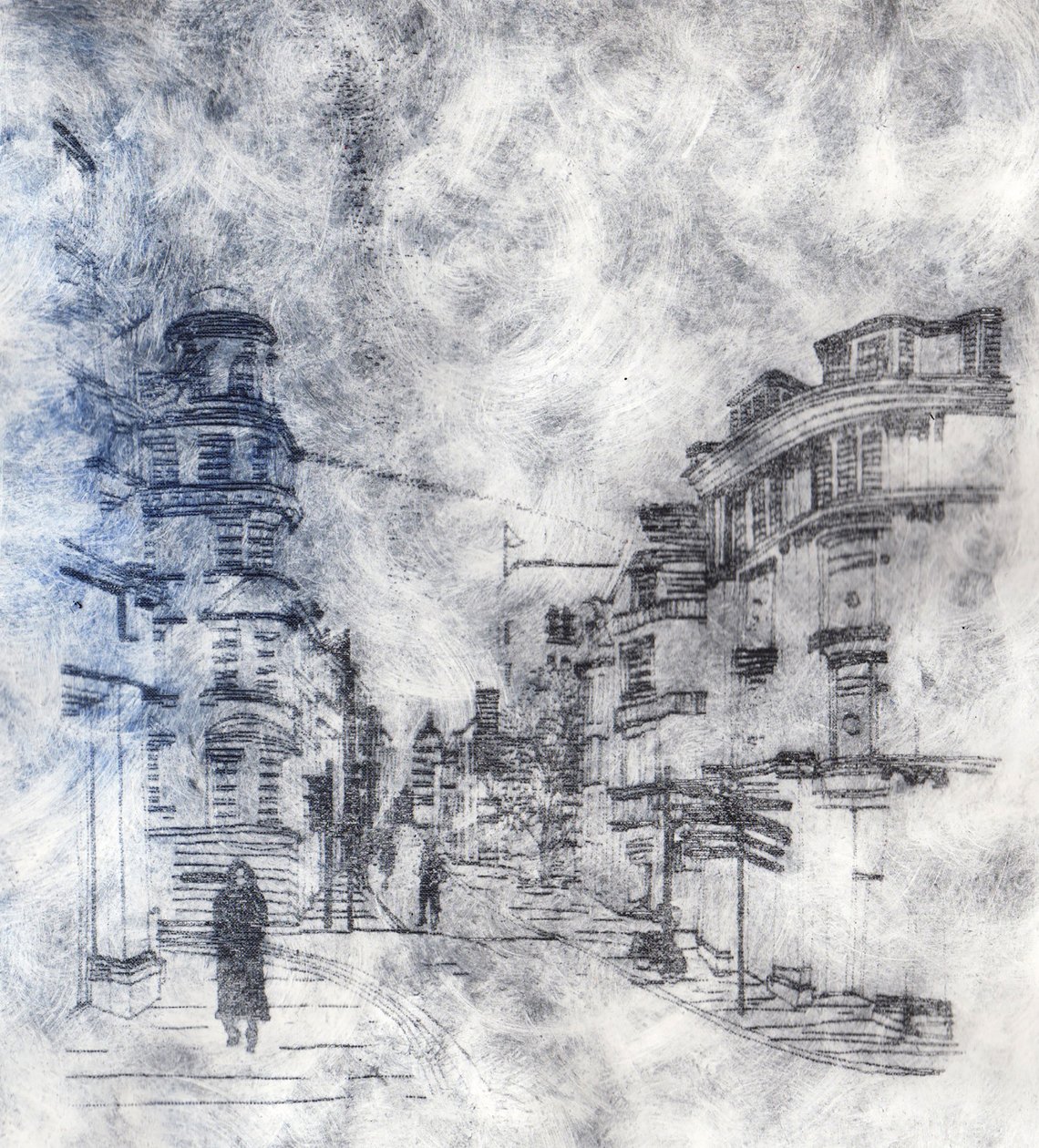 Cornmarket Street, 2019 af Charlotte Orr
