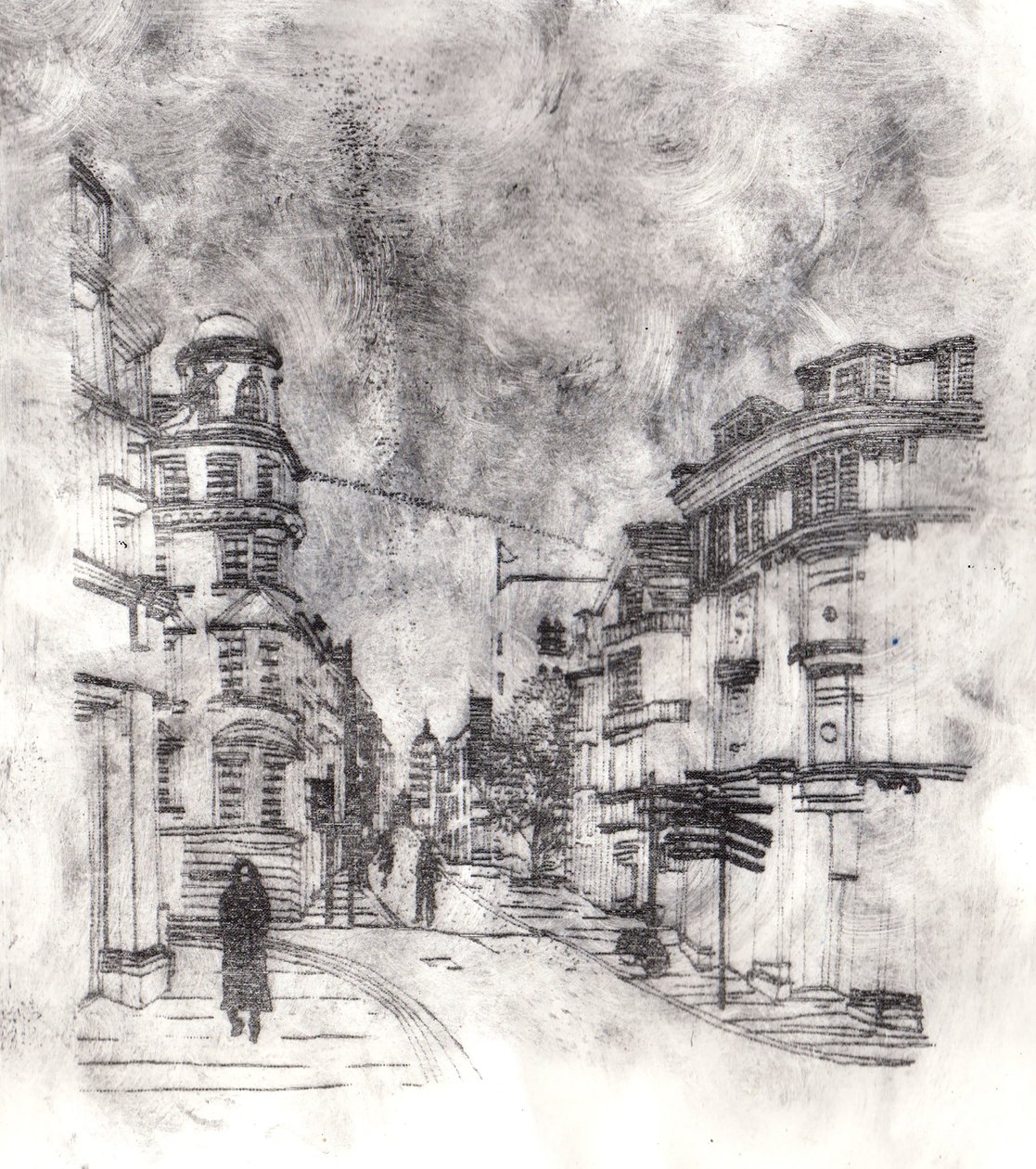 Cornmarket Street, 2019 af Charlotte Orr