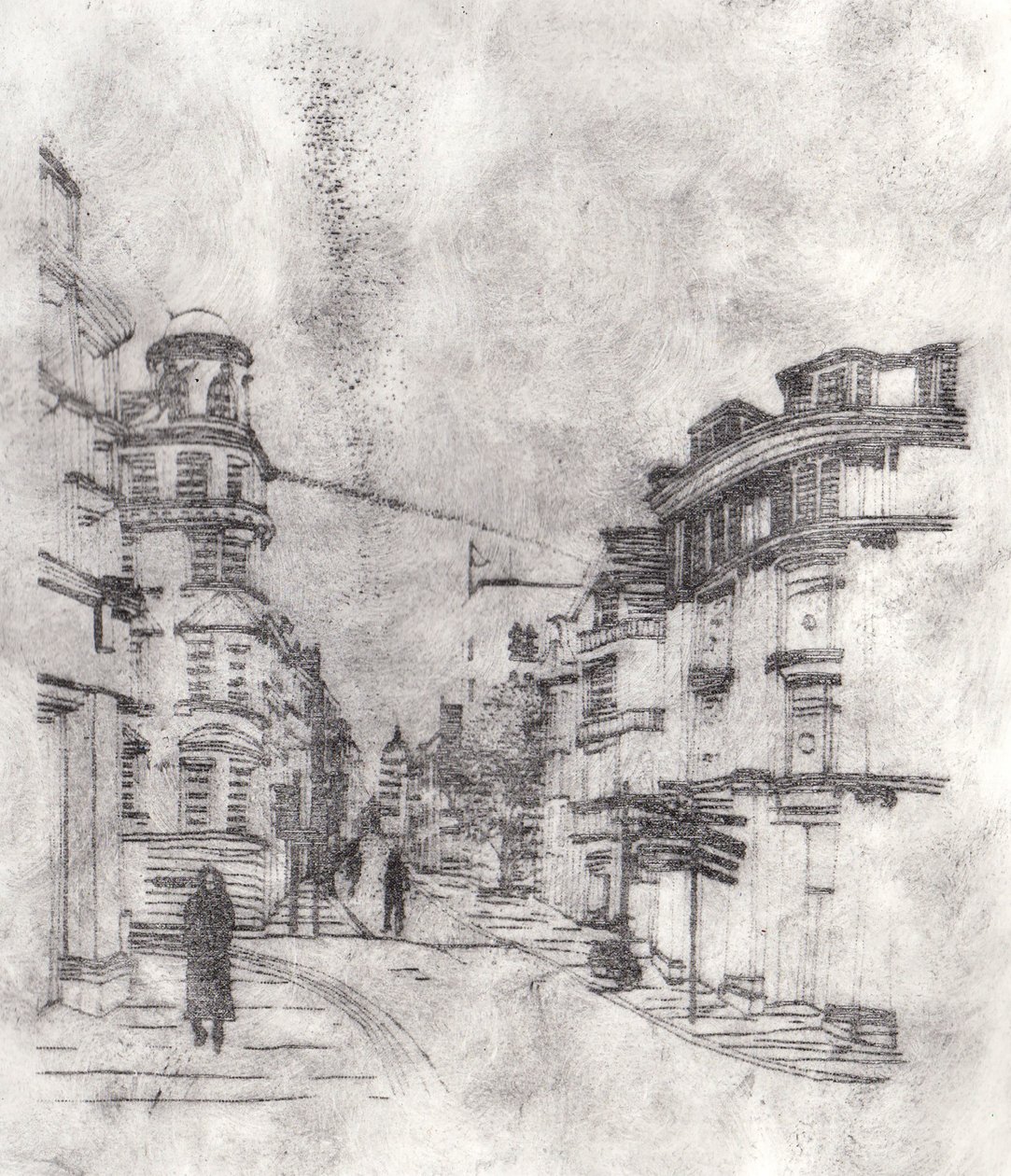 Cornmarket Street, 2019 af Charlotte Orr