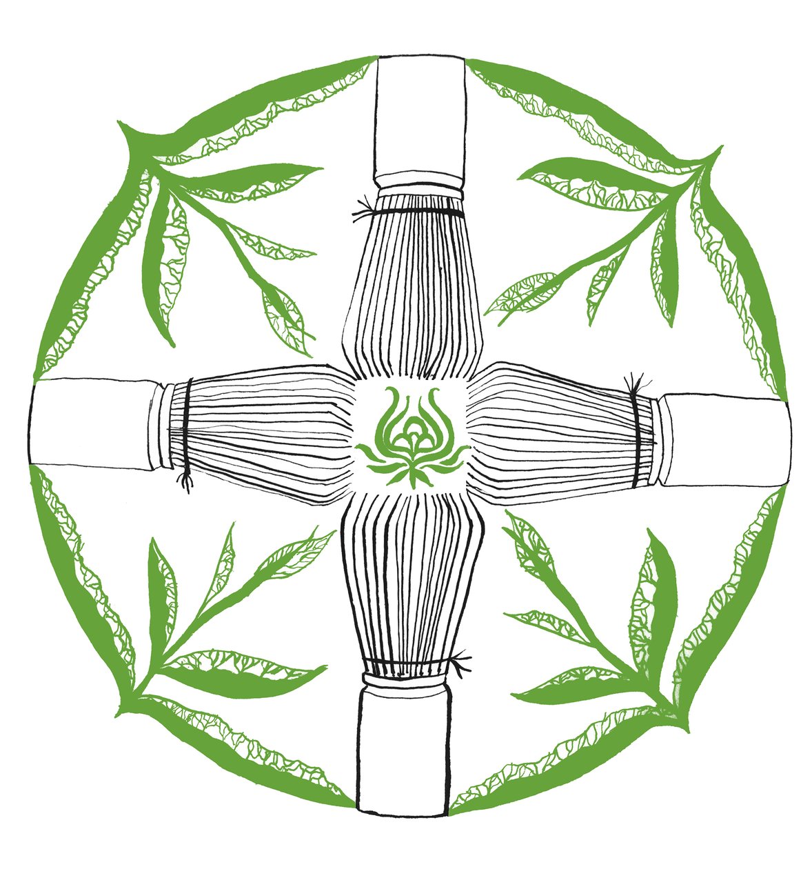 Match-logo, 2018 (pen og blæk) af Charlotte Orr