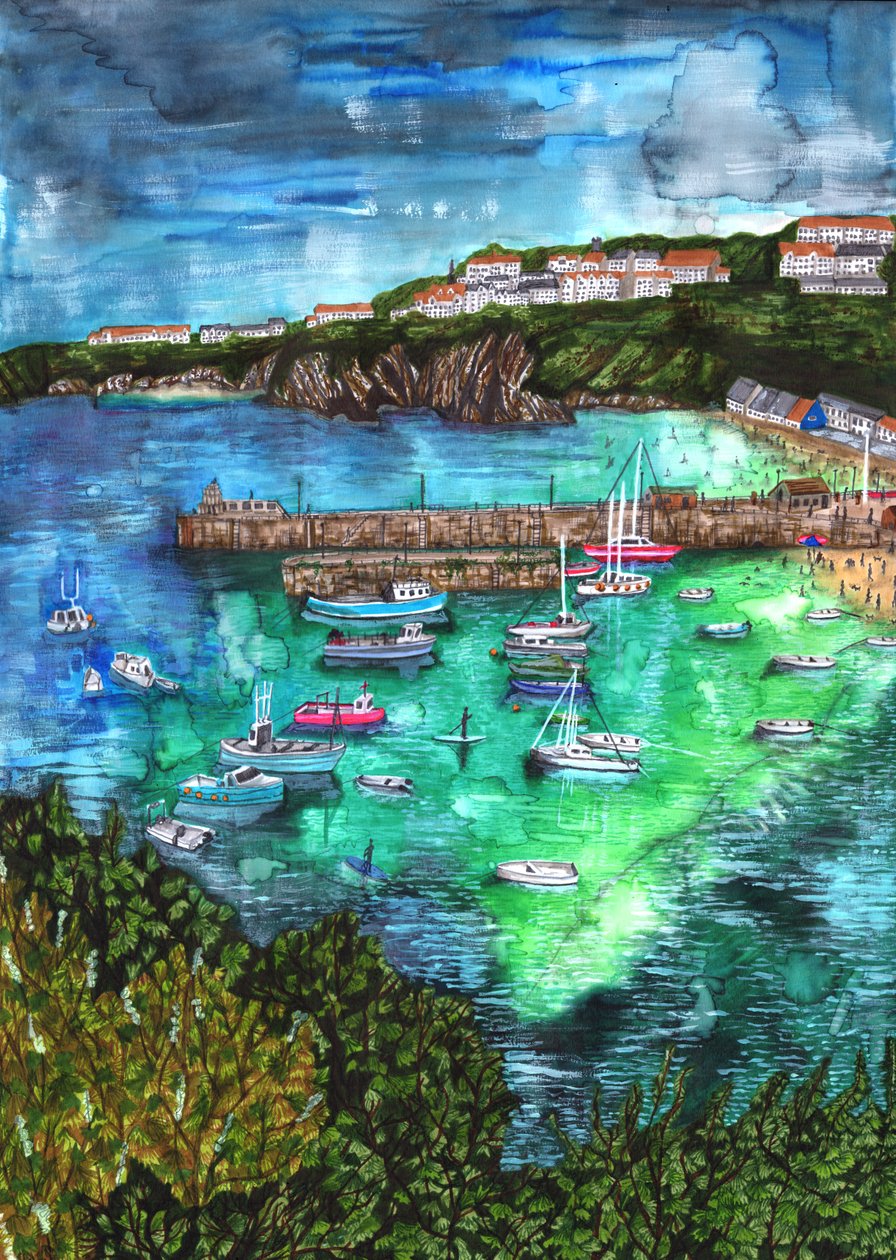 Newquay, Cornwall, 2021 af Charlotte Orr