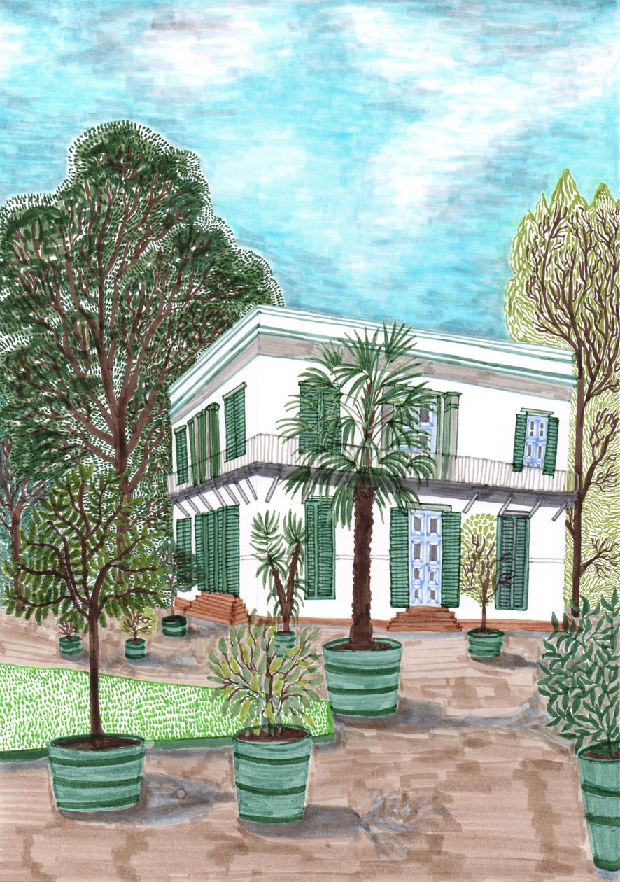Schloss Charlottenburg, 2017 (penselpenne) af Charlotte Orr