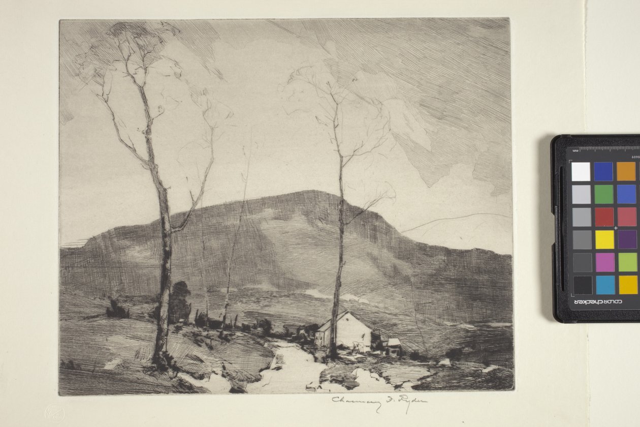 House In The Hills (blæk) af Chauncey Foster Ryder