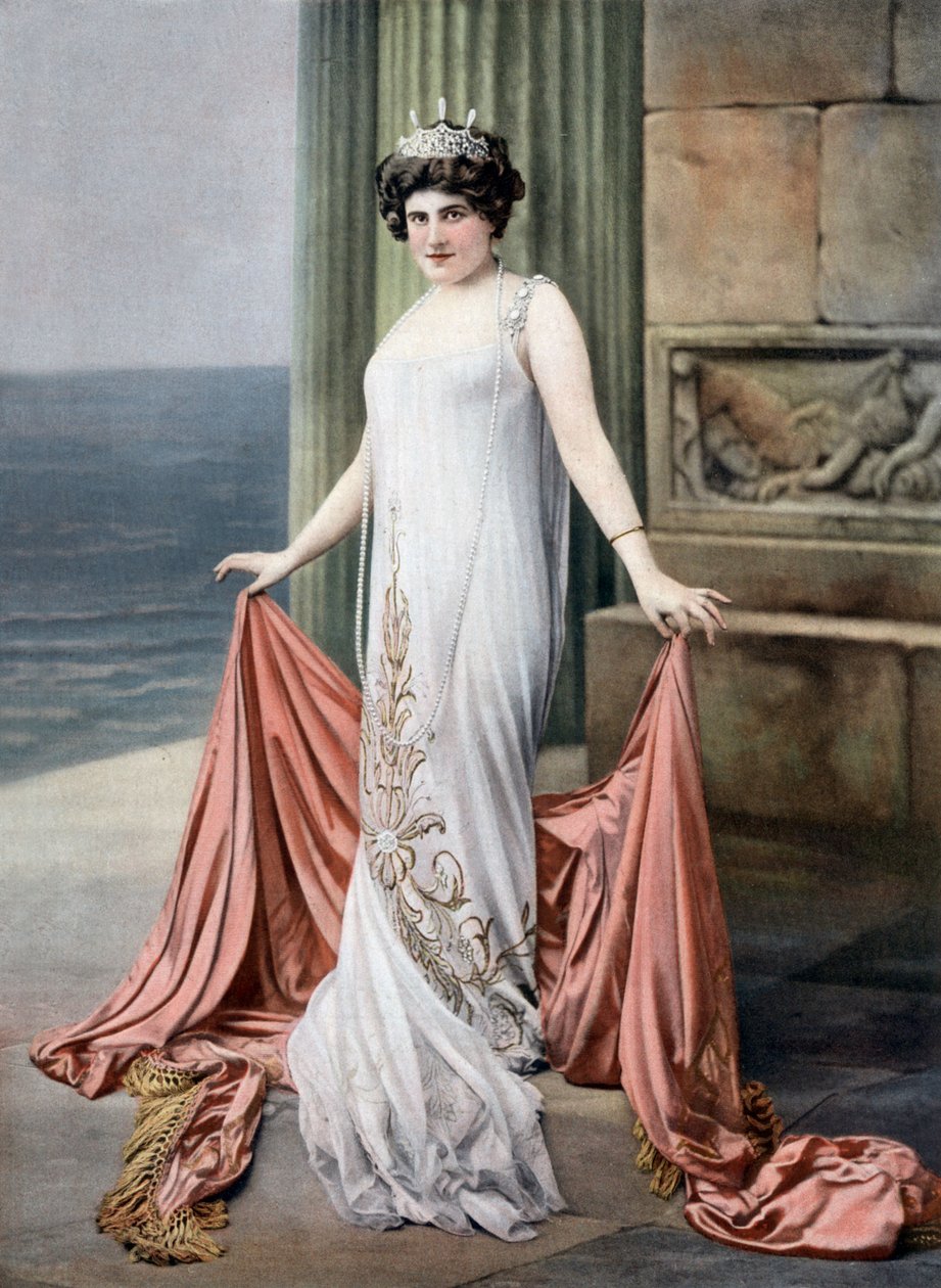 Den franske sopran Zina Brozia som thailændere i operaen "Thais", foto Cheri Rousseau fra det franske blad "Le Theatre" 11. januar af Cheri Rousseau