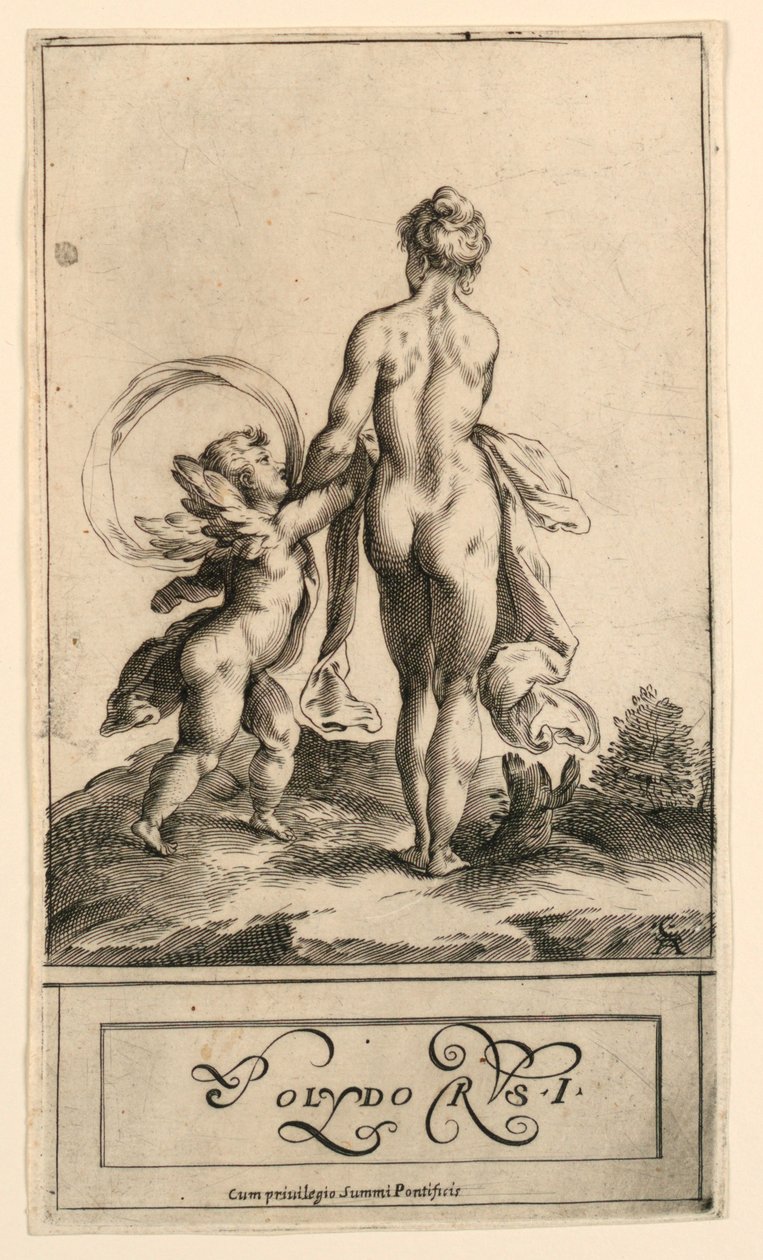 Venus og Amor af Cherubino Alberti