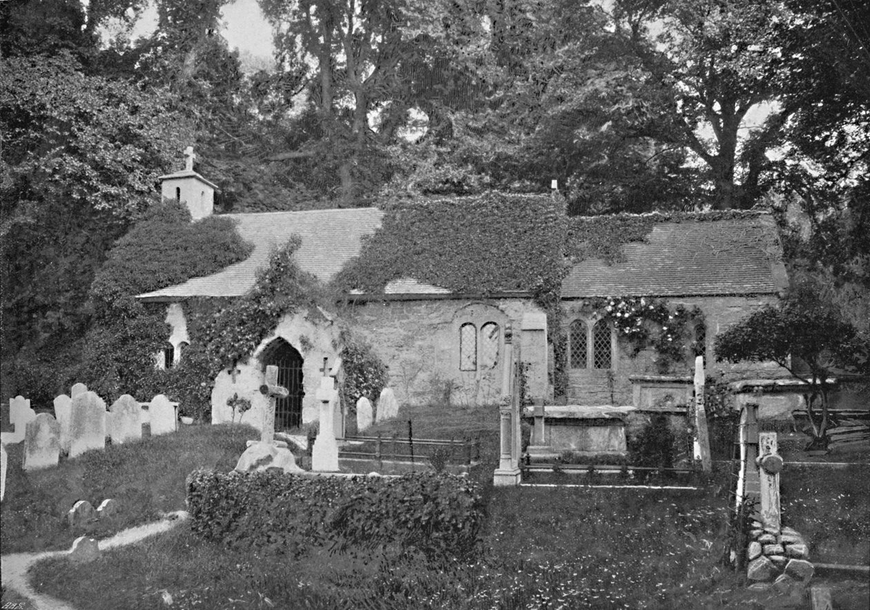 Bonchurch, Isle of Wight, c1896. af Chester Vaughan