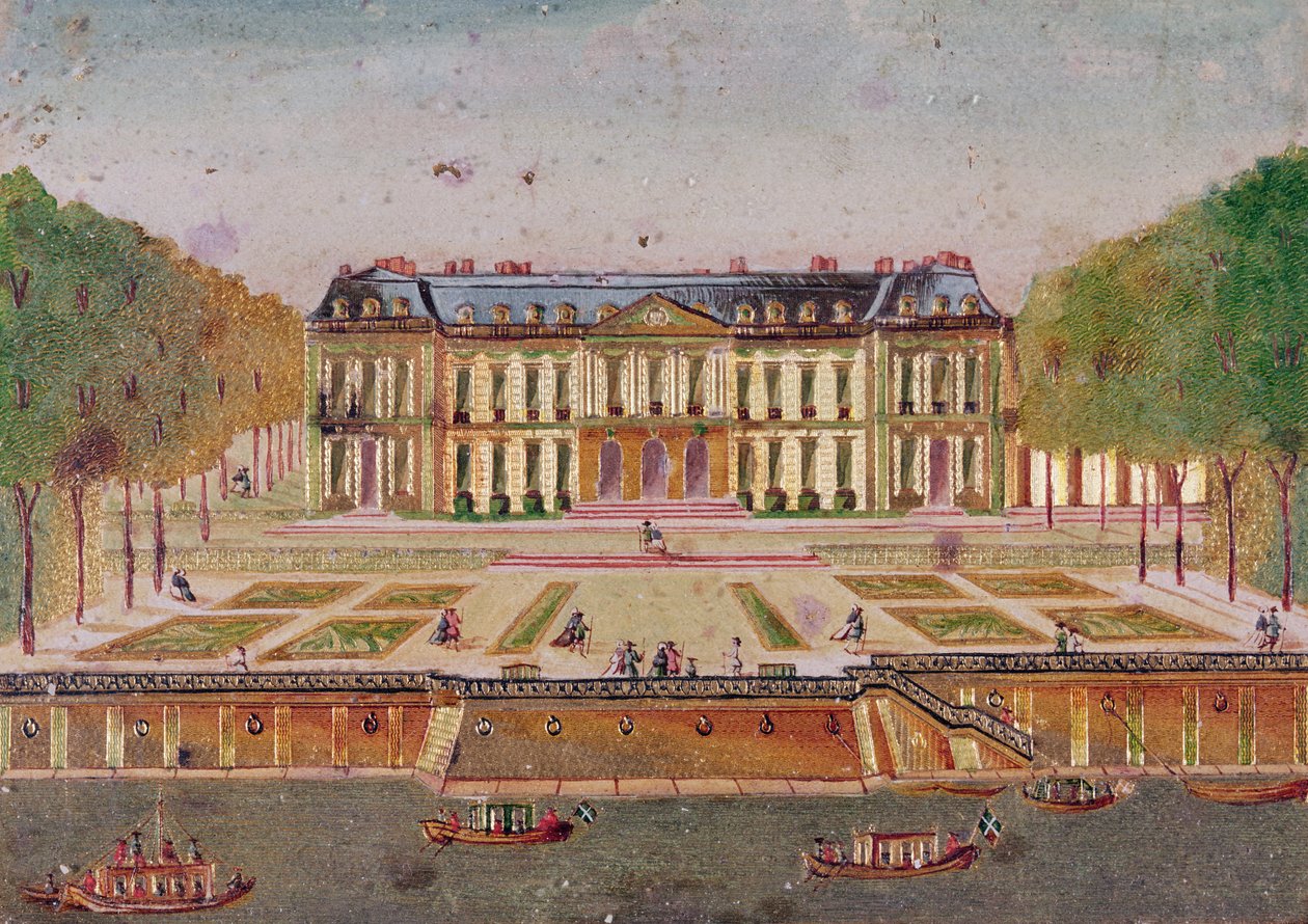 Chateau de Choisy, parksiden af Chevalier