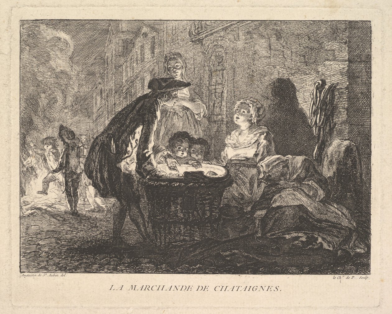 Kastanjesælgeren, Kastanjesælgeren, 1762. af Chevalier de Parlington