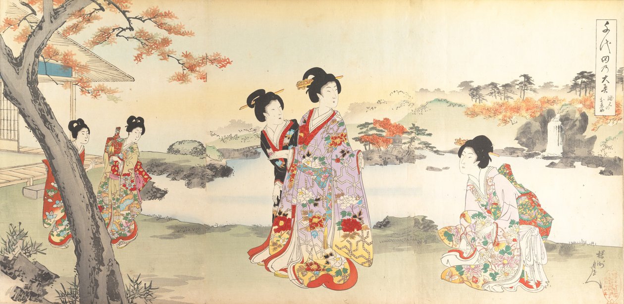 Chiyoda Castle Album of Women, 1895., 1895. af Chikanobu Yoshu
