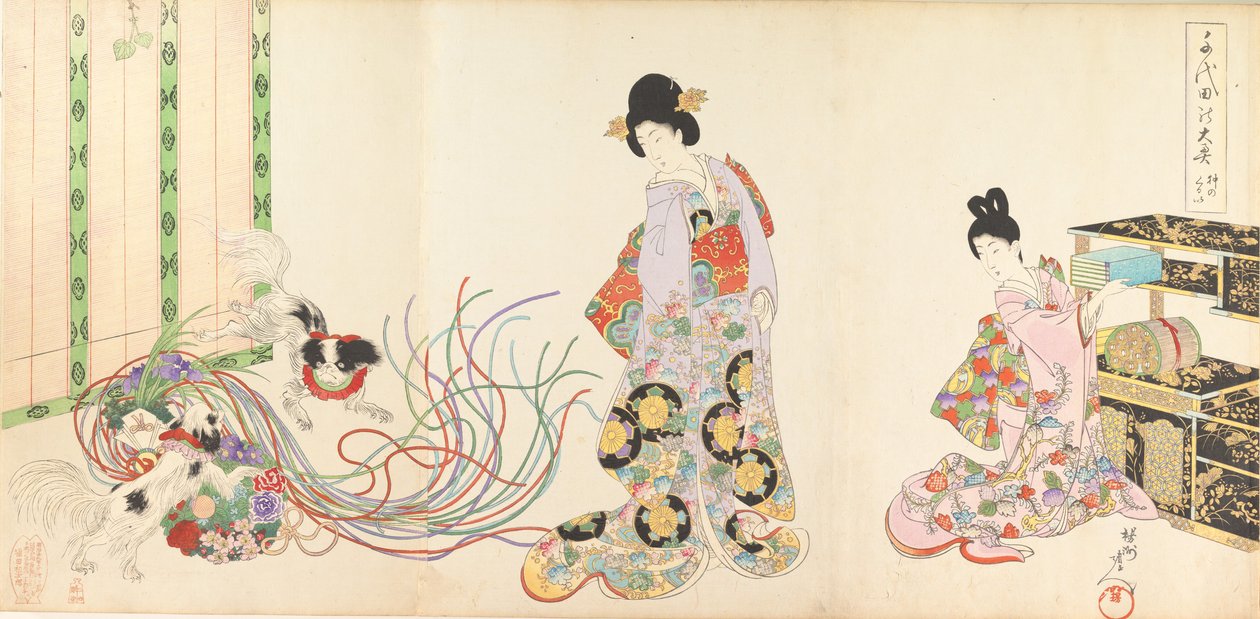 Chiyoda Castle Album of Women, 1895., 1895. af Chikanobu Yoshu
