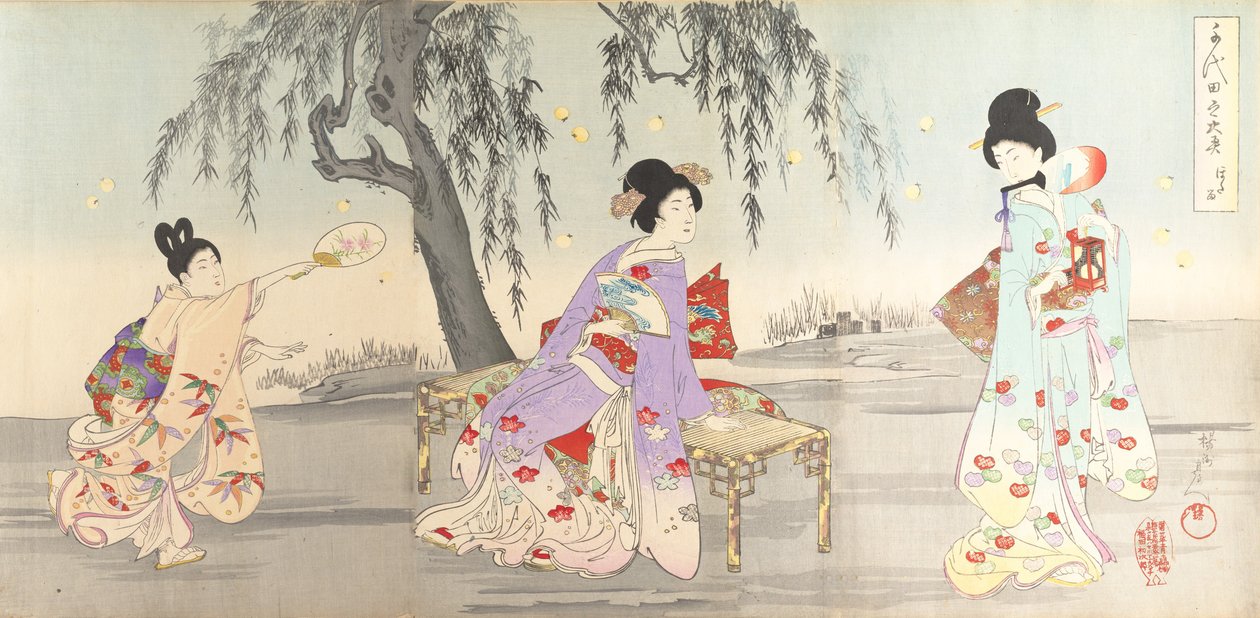 Chiyoda Castle Album of Women, 1895., 1895. af Chikanobu Yoshu