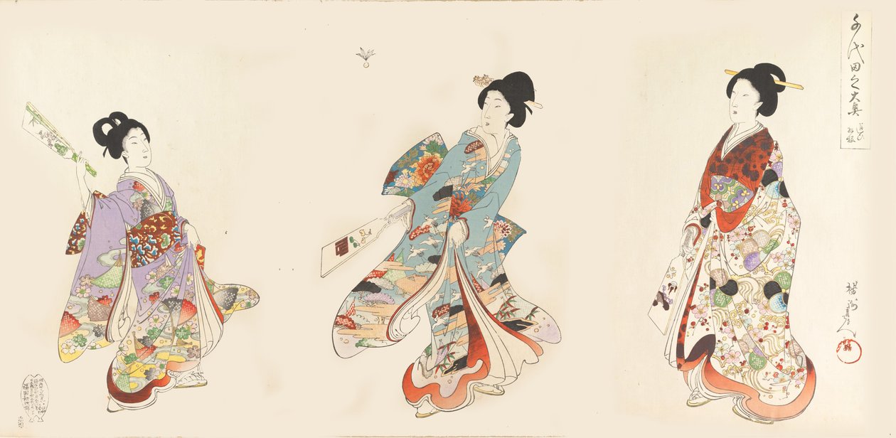 Chiyoda Castle Album of Women, 1895., 1895. af Chikanobu Yoshu