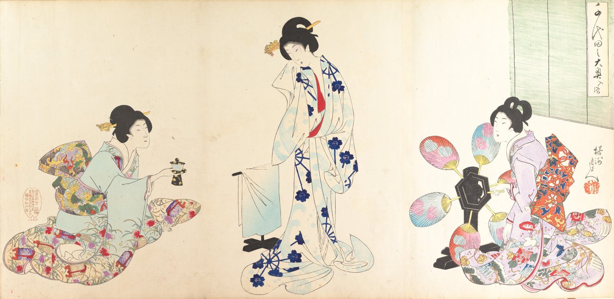 Chiyoda Castle Album of Women, 1895., 1895. af Chikanobu Yoshu