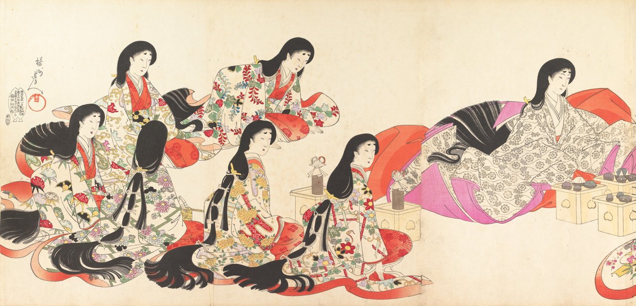 Chiyoda Castle Album of Women, 1895., 1895. af Chikanobu Yoshu