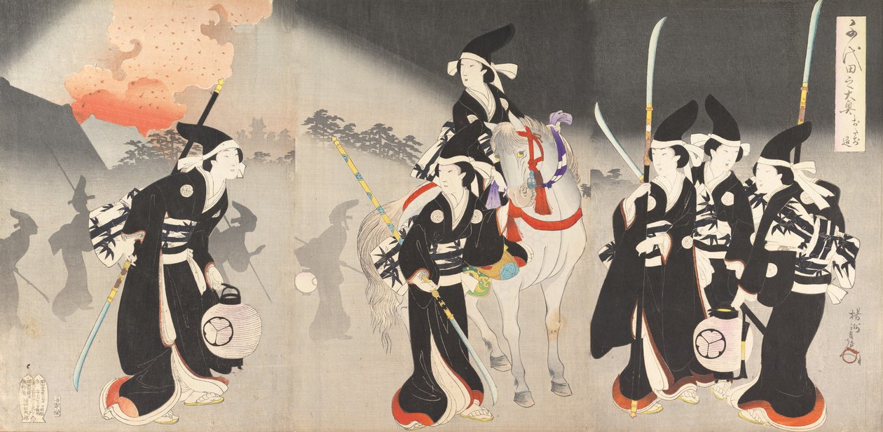 Chiyoda Castle Album of Women, 1895., 1895. af Chikanobu Yoshu