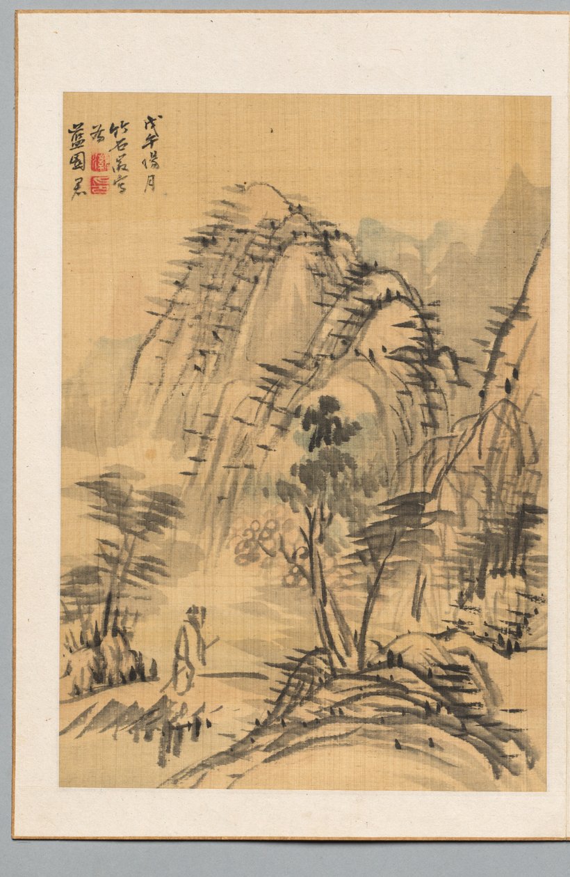 Landskab, 1798. af Chikuseki Nagamachi