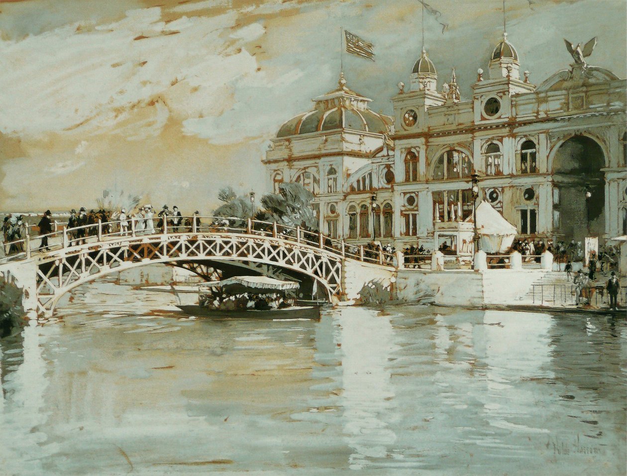 Columbian Exposition, Chicago af Childe Hassam