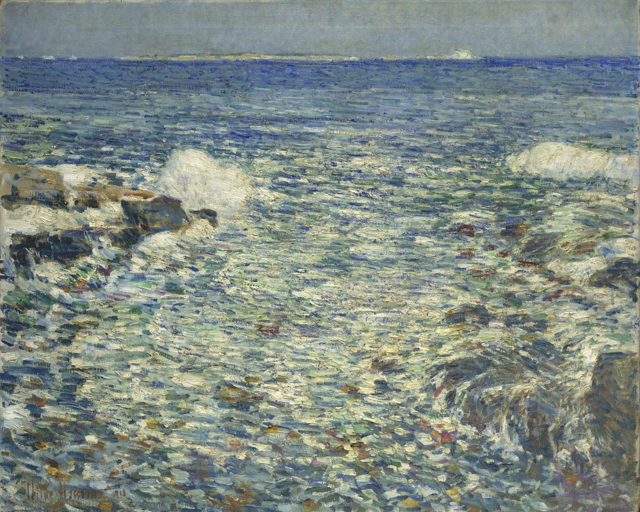 Surf, øer af stimer af Childe Hassam