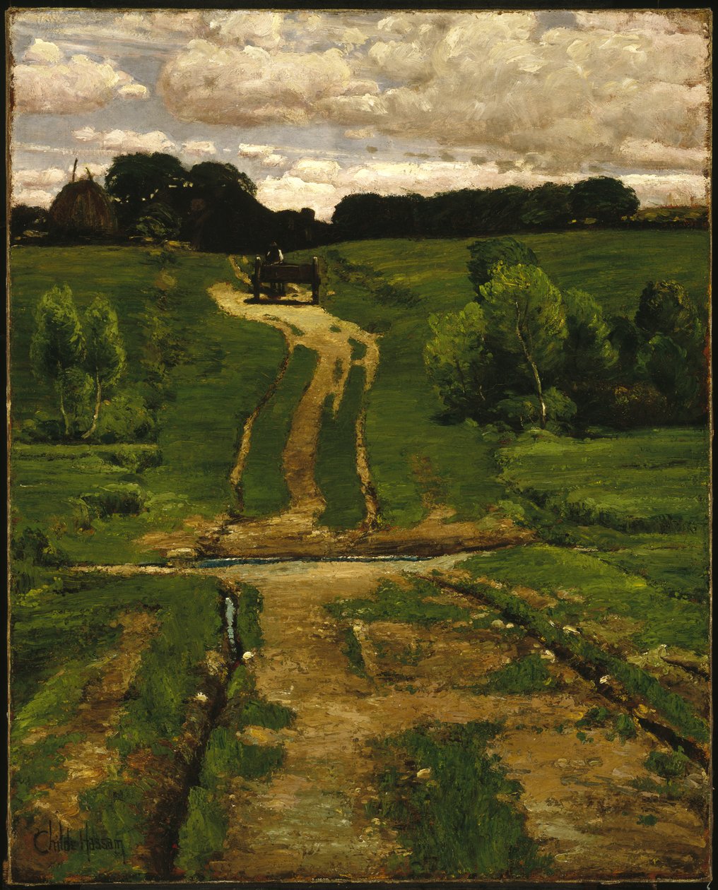 En Bagvej af Childe Frederick Hassam