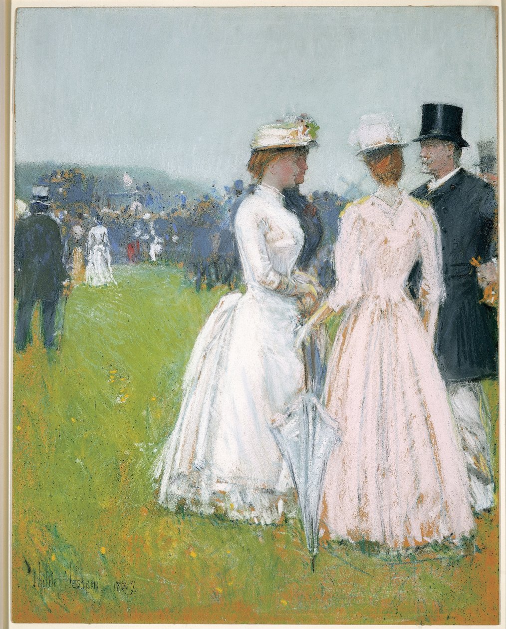Ved Grand Prix de Paris af Childe Frederick Hassam
