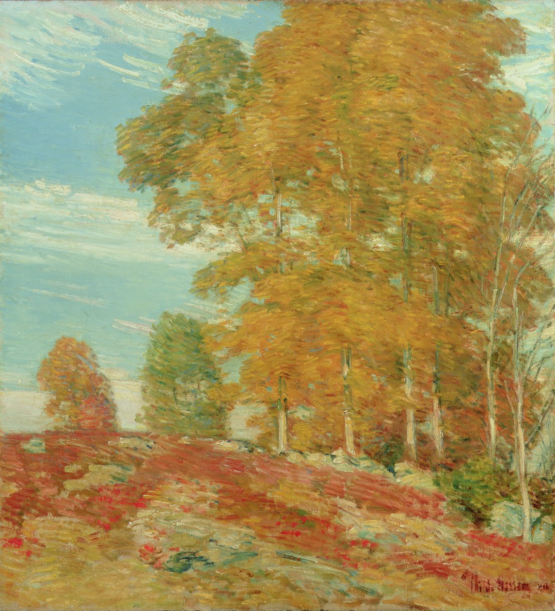 Autumn Hilltop, New England af Childe Frederick Hassam